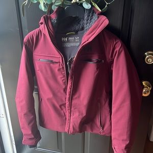 Helly Hansen maroon ski jacket